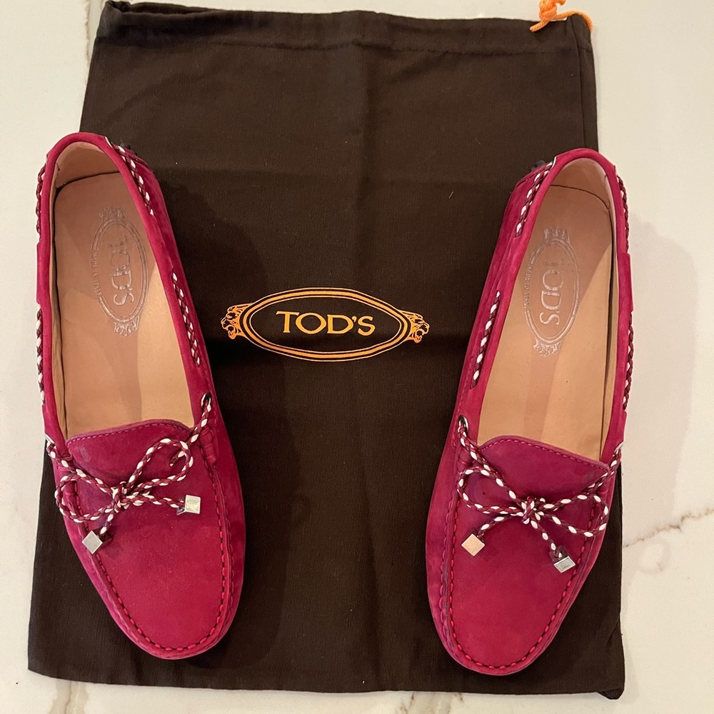 TOD'S Women's berry during moccasins
